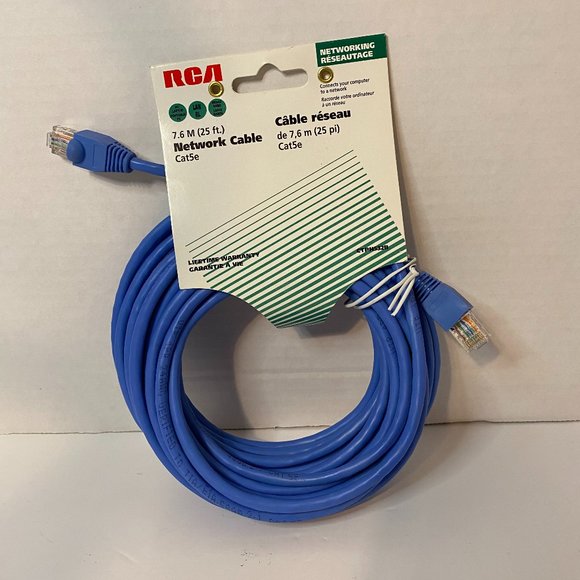 NEW RCA  CAT5E NETWORK CABLE 25 ft - Picture 1 of 2